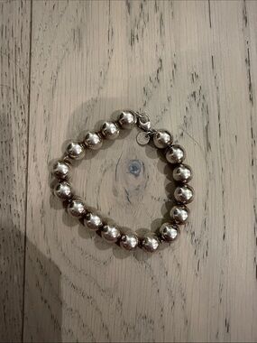Tiffany & Co. Polished Silver Bead Bracelet